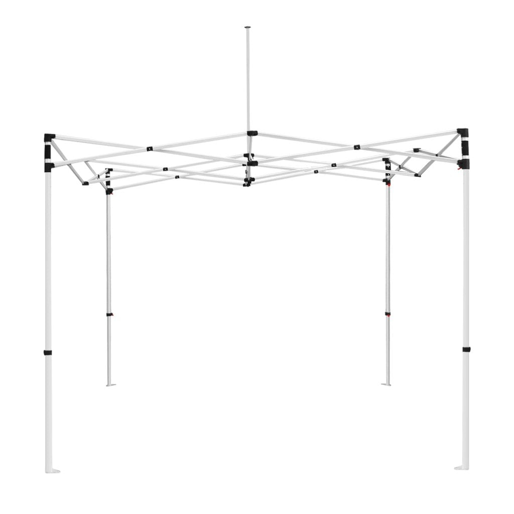 10x10 Pop Up Canopy Tent Frame, Replacement Hexagonal Aluminum Canopy Frame - Customtrend
