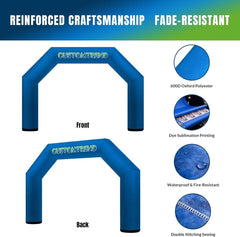 15ft Custom Angled Air-Sealed Inflatable Arch – Suitable for Various Events - Customtrend