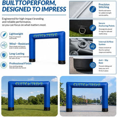 15ft Custom Square Air-Sealed Inflatable Arch – Suitable for Various Events - Customtrend