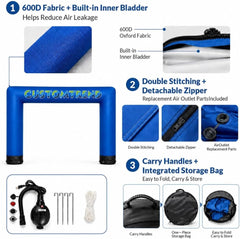 15ft Custom Square Air-Sealed Inflatable Arch – Suitable for Various Events - Customtrend
