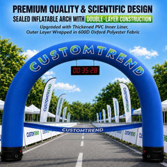 15x10ft Custom Round Sealed Inflatable Archway – Suitable for Various Events - Customtrend