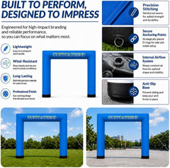 20ft Custom Square Air-Sealed Inflatable Arch – Suitable for Various Events - Customtrend