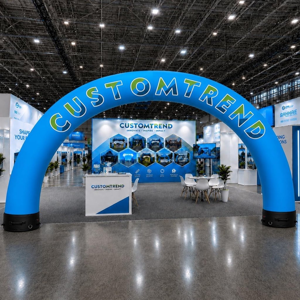 20x10ft Custom Round Sealed Inflatable Archway – Suitable for Various Events - Customtrend