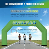 25ft Custom Angled Air-Sealed Inflatable Arch – Suitable for Various Events - Customtrend
