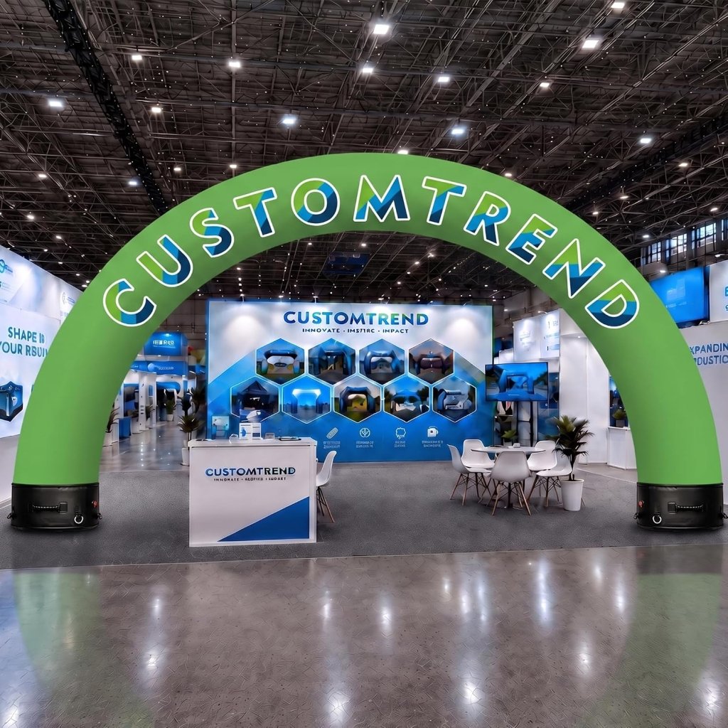 25ft Custom Round Sealed Inflatable Archway – Suitable for Various Events - Customtrend