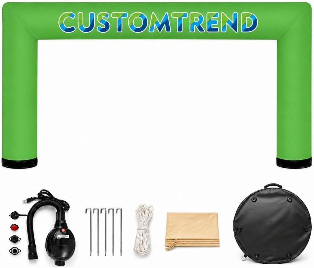 25ft Custom Square Air-Sealed Inflatable Arch – Suitable for Various Events - Customtrend