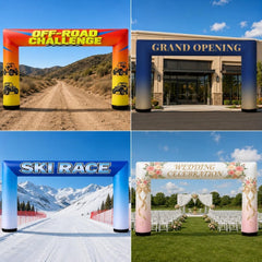 25ft Custom Square Air-Sealed Inflatable Arch – Suitable for Various Events - Customtrend
