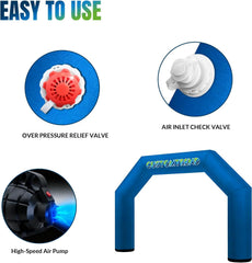 15ft Custom Angled Air-Sealed Inflatable Arch – Suitable for Various Events