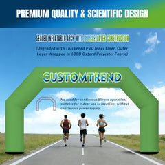 25ft Custom Angled Air-Sealed Inflatable Arch – Suitable for Various Events