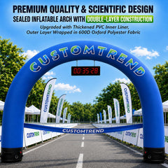 15x10ft Custom Round Sealed Inflatable Archway – Suitable for Various Events