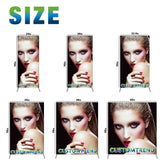 Custom 3FT 36” x 90”,4FT 48” x 90”,5FT 60” x 90” Tension Fabric Display Stand( Aluminum Stand Included) - Customtrend