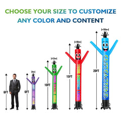 Custom 6ft 10ft 15ft 20ft Tall Sky Dancer(Blower Not Included) - Customtrend