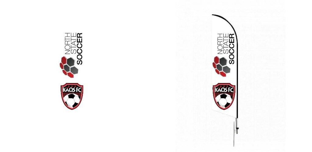 Custom Blade Flags - 1.6x6.6,Single/Double - Customtrend