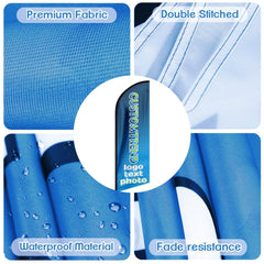 Custom Blade Flags - 2x8,Single/Double - Customtrend