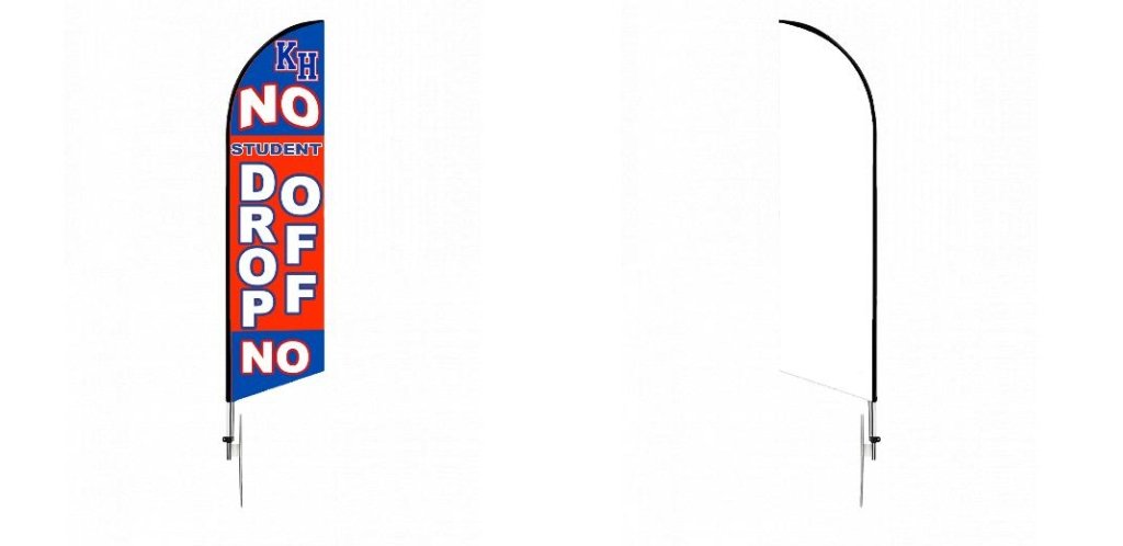 Custom Blade Flags - 3x12,Single/Double - Customtrend