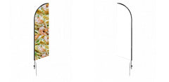 Custom Blade Flags - 3x12,Single/Double - Customtrend