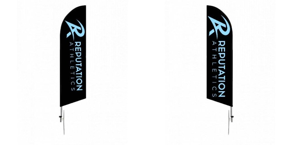 Custom Blade Flags - 3x12,Single/Double - Customtrend