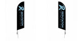 Custom Blade Flags - 3x12,Single/Double - Customtrend