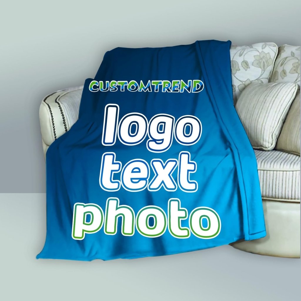 Custom Blanket with Picture Name( 60x78'',70x90'') - Customtrend