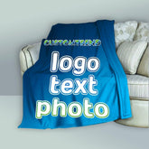 Custom Blanket with Picture Name( 60x78'',70x90'') - Customtrend