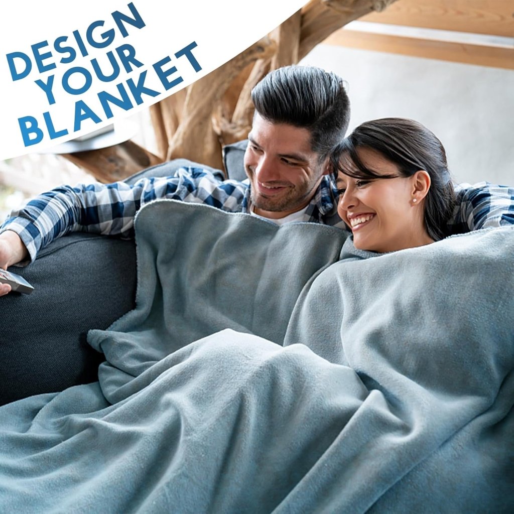 Custom Blanket with Picture Name( 60x78'',70x90'') - Customtrend