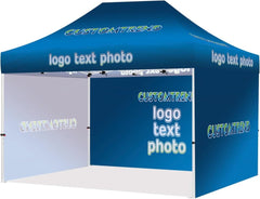 Custom Canopy Tent 10x15(10x15 canopy +back wall + 2 full side walls) - Customtrend