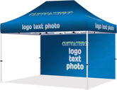Custom Canopy Tent 10x15(10x15 canopy + back wall) - Customtrend