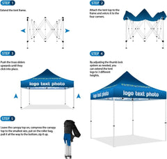 Custom Canopy Tent 10x15(Without Wall) - Customtrend