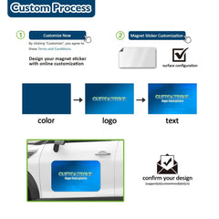 Custom Car Magnets(6"x11.8",6"x17.7",6"x23.5",7.8"x23.5") - Customtrend