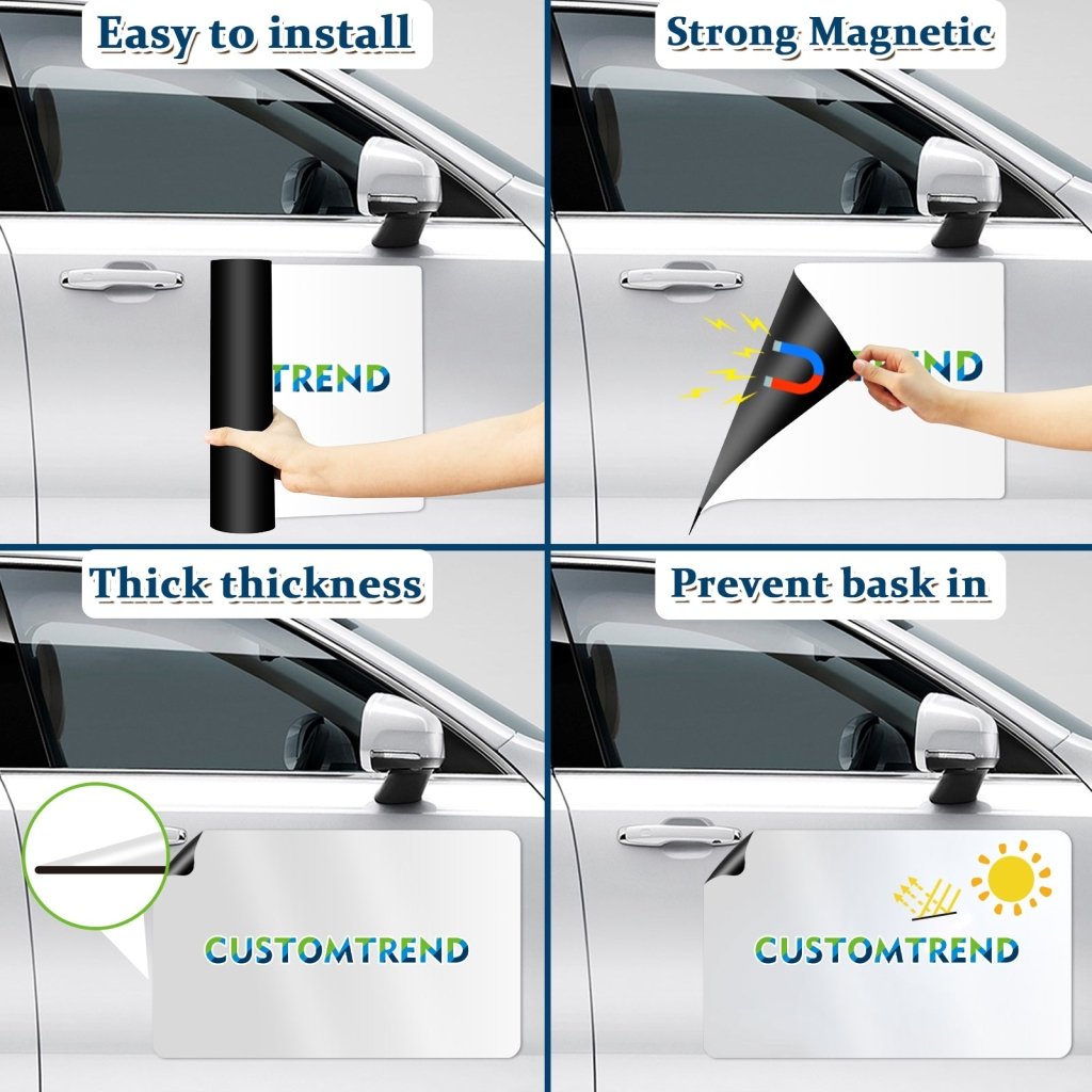 Custom Car Magnets(6"x11.8",6"x17.7",6"x23.5",7.8"x23.5") - Customtrend