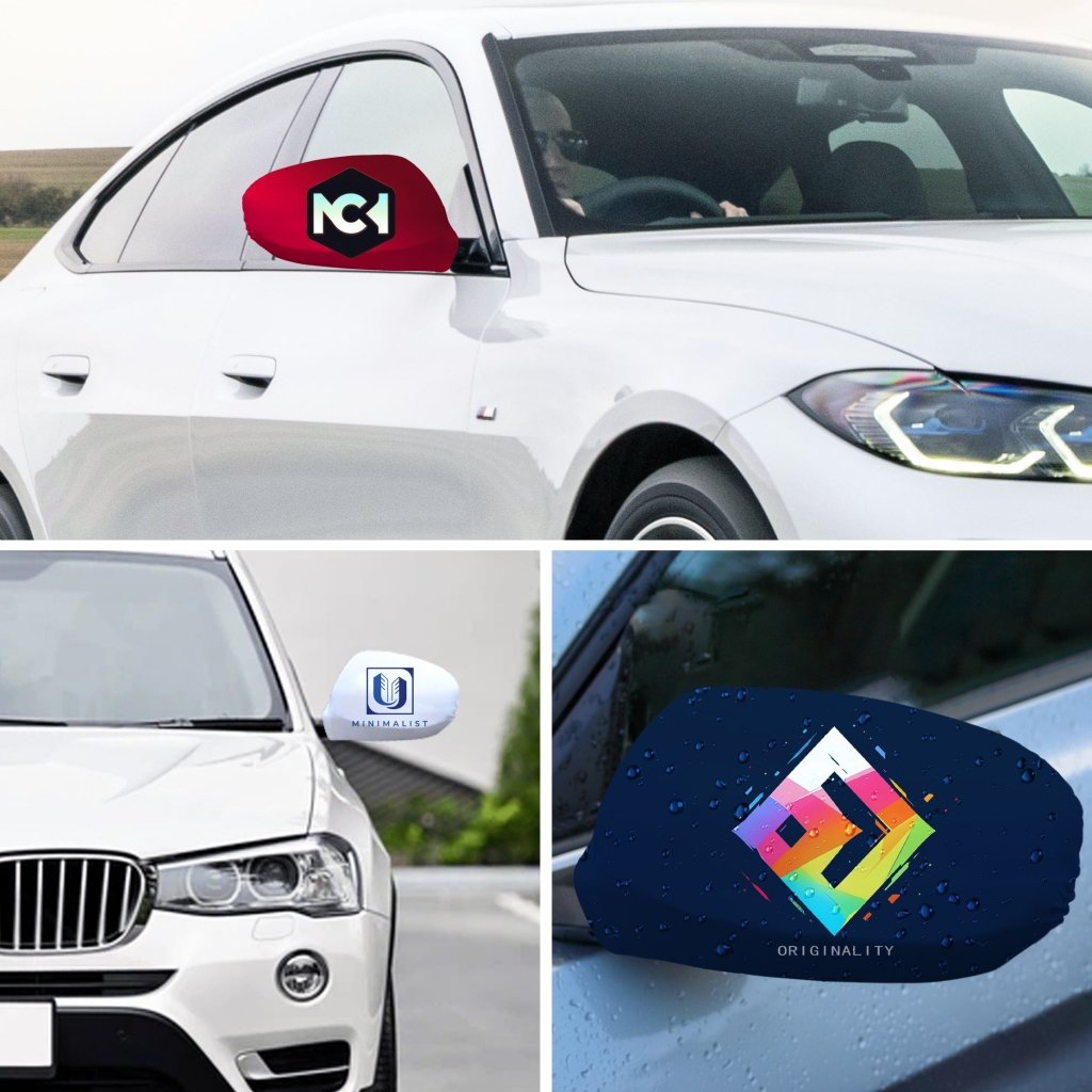 Custom Car Mirror Cover(10.6x9.5,11.8x9.5in) - Customtrend