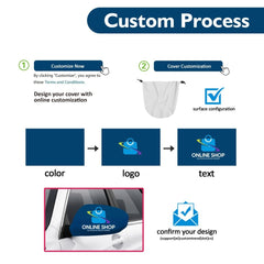 Custom Car Mirror Cover(10.6x9.5,11.8x9.5in) - Customtrend
