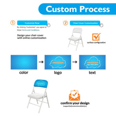 Custom Chair Cover( 18"W x 9"H,18"W x 11"H,20"W x 11"H) - Customtrend