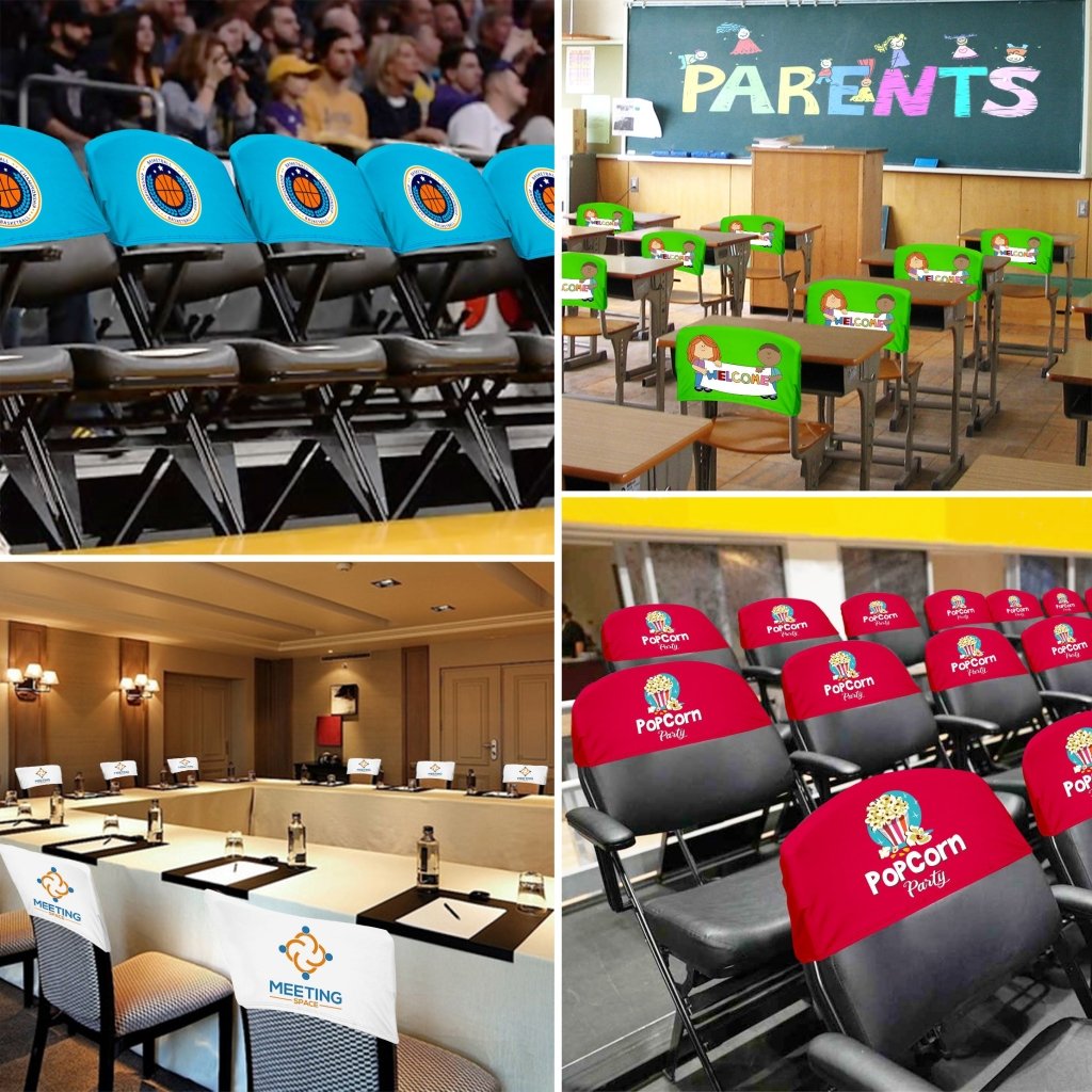 Custom Chair Cover( 18"W x 9"H,18"W x 11"H,20"W x 11"H) - Customtrend