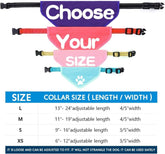 Custom Dog Bandanas(Blue,Black,white straps) - Customtrend