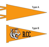 Custom Felt Pennant Flag(7.8&34;x 17&34;/11&34;x 27&34;/12&34; x 30&34;,Type A/B) - Customtrend