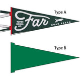 Custom Felt Pennant Flag(7.8&34;x 17&34;/11&34;x 27&34;/12&34; x 30&34;,Type A/B) - Customtrend