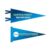 Custom Felt Pennant Flag(7.8"x 17"/11"x 27"/12" x 30",Type A/B) - Customtrend