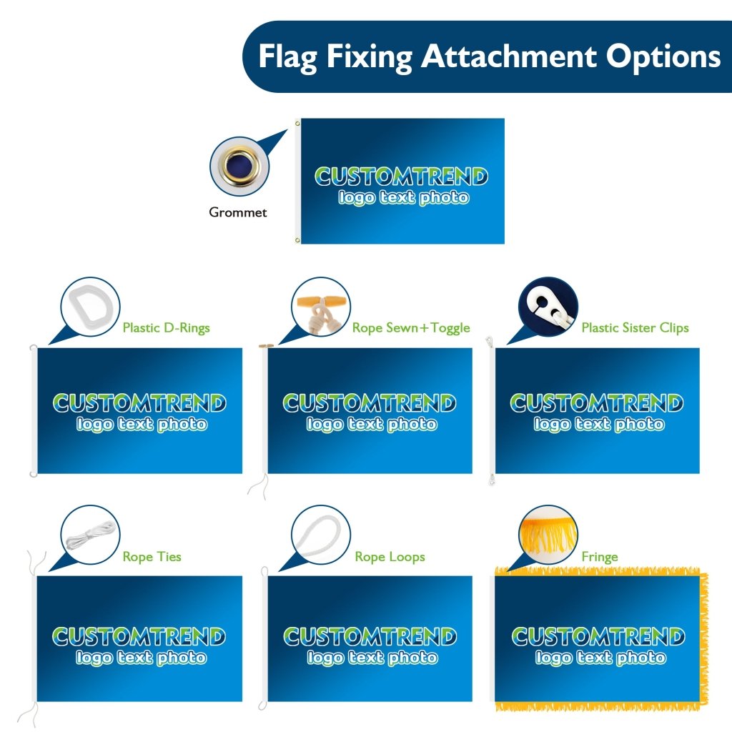Custom Flag(5X8ft,Single/Double Side) - Customtrend