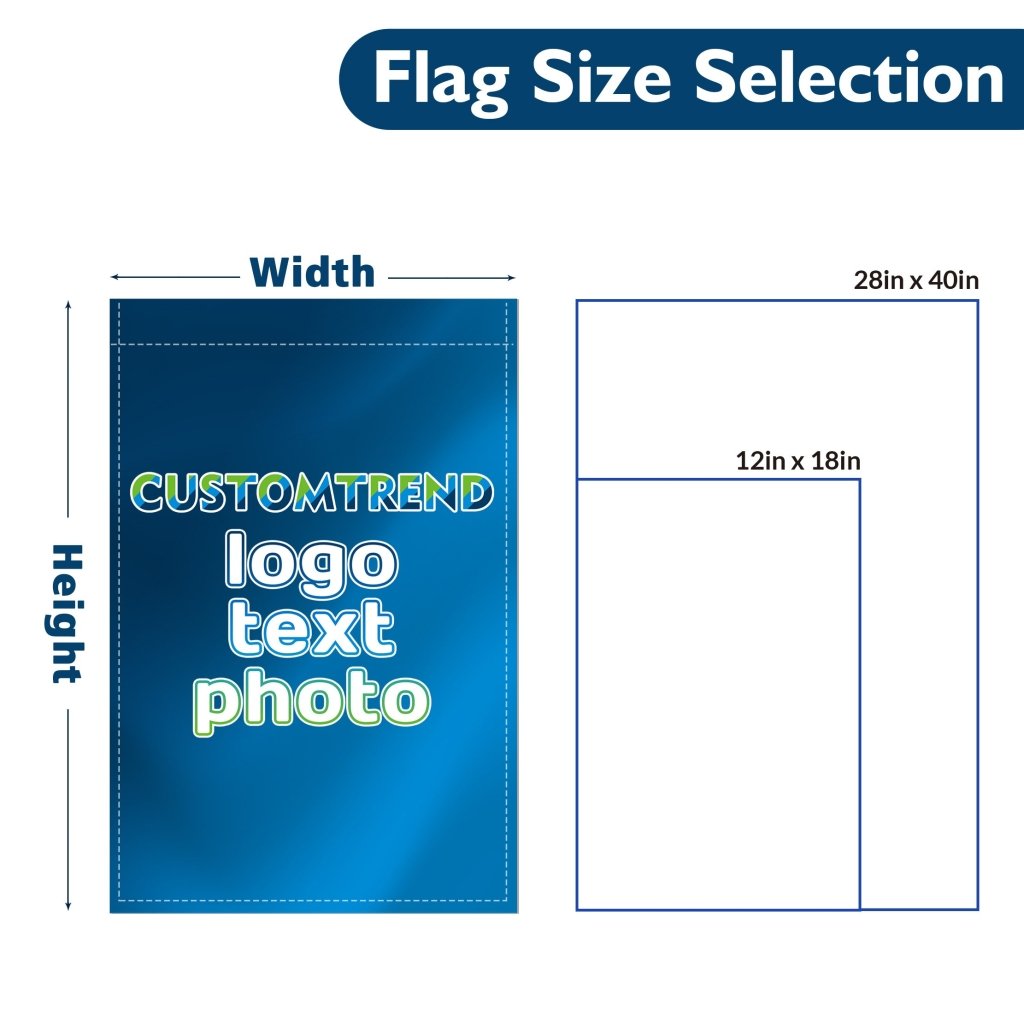 Custom Garden Flags(12"x18"/28"x40") - Customtrend