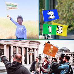 Custom Handheld Flag(4X6in/5x8in/8x11in) - Customtrend