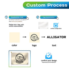 Custom Handheld Flag(4X6in/5x8in/8x11in) - Customtrend