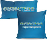 Custom Pillow Cases with Photo Image Text Name(12"x12", 16"x16", 18"x18", 20"x30", 20"x54") - Customtrend
