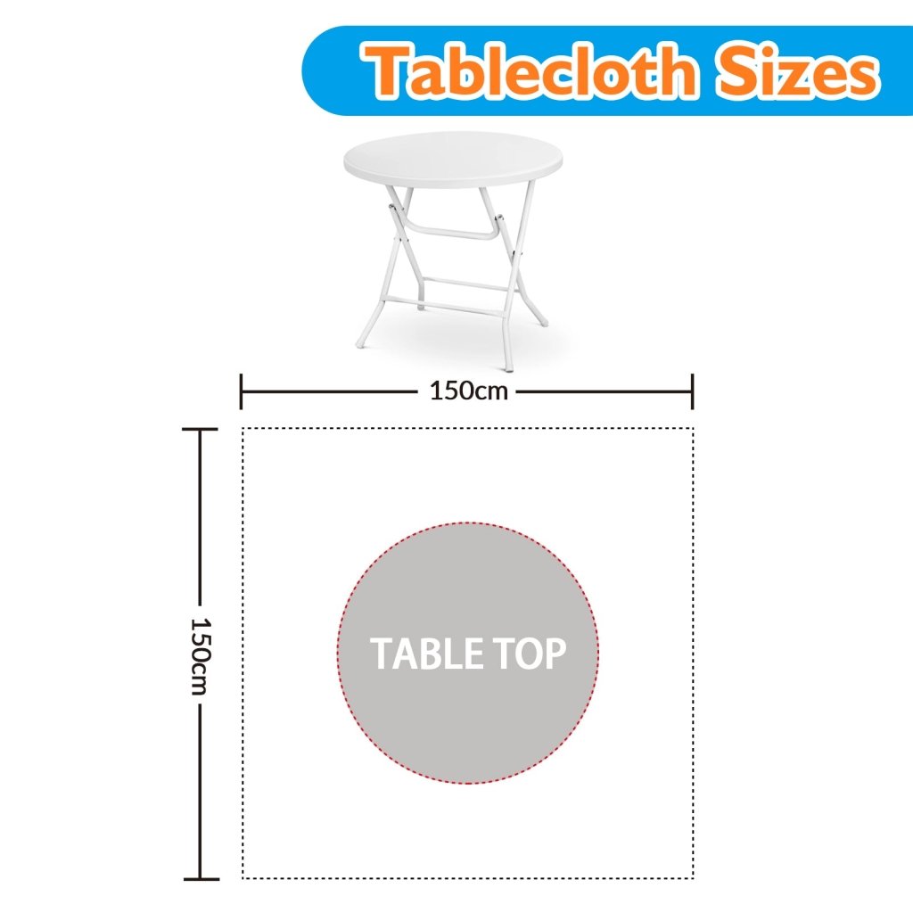Custom Round Table Cloth(59"× 59") - Customtrend