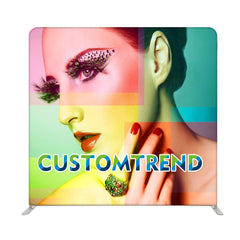 Custom Straight Tension Fabric Display(7.5x16.5FT +Frame ,Single/Double Sides) - Customtrend