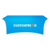 Custom Stretch Spandex Tablecloth(4ft(76"Hx91"W), 6FT (81"Hx117"W),8FT (82"Hx136"W)) - Customtrend