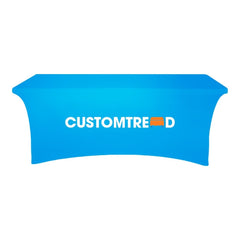 Custom Stretch Spandex Tablecloth(4ft(76"Hx91"W), 6FT (81"Hx117"W),8FT (82"Hx136"W)) - Customtrend