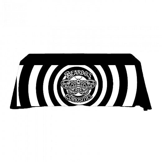 Custom Table Cover Back with Slit(4FT (106"W x 88"H),6FT (130"W x 88"H),8FT (154"W x 88"H)) - Customtrend