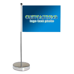 Custom Table Flag(Single/Double Flagpole) - Customtrend