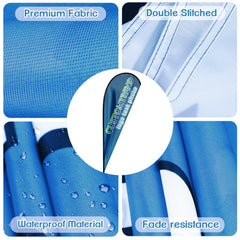 Custom Teardrop Swooper Flag - 3.6x9.5.4.3x11.5FT, Single/Double - Sided - Customtrend